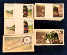 Trade cards, 5 sets, Cadet Sweets, Railways of the World (Paramount Sweets & Paramount
