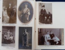 Photographs, approx. 100 images, most lightly laid down on card and all belonging to one family