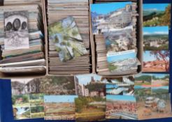 Postcards, Germany, a collection of approx. 1900 mainly modern and a few vintage cards, D.D.R,