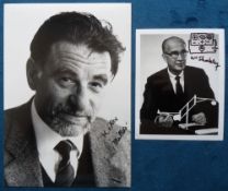 Autographs, Physicists 2 signed photographs to comprise Nobel winner Swiss physicist Karl Alex