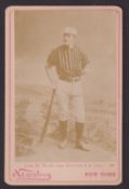 Cigarette card, USA, National Tobacco Works, Cabinet Pictures, Baseball Player, no 587, John M Ward,