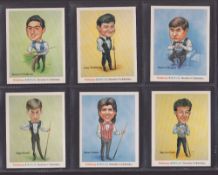 Trade cards, Imperial Publishing - Snooker Celebrities issued 1993 (set 18 cards) includes Ronnie