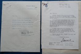 Autographs, Royalty, Edward Duke of Windsor, a series of 6 letters discussing the publication of a