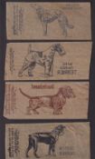 Trade issue, USA, Kellogg's Gro-Pup Dog Food Transfers, 7 different iron-on transfers, thin paper,