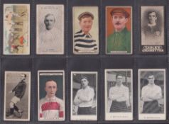 Cigarette cards, Football 20 scarcer type cards including Taddy (5), Smith (4), Cohen Weenen (2),