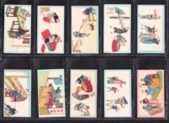 Cigarette cards, BAT Pinhead, Chinese Trades set III, all with Chinese overprint (set 50 cards) (