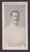Cigarette card, Gabriel, Cricketers Series, type card, no 14 Brockwell, Surrey (gd) (1)