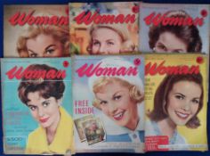 Magazines, Woman, approx. 80 magazines dating from 1958 and 1960, lots of pretty images and