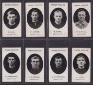 Cigarette cards, Taddy Prominent Footballers (all No Footnote), Norwich City, 8 cards, 5 Imperial