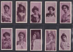 Cigarette cards, W.J. Shepherd, Beauties 'FECKSA' (set, 25 cards) (vg)