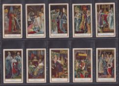 Cigarette cards, Taddy, Coronation Series (set, 30 cards) (mostly gd)