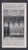 Cigarette card, A. Baker & Co, Baker's Tobacconist Shops (Cigar etc…), type card, 28 Market Terrace,