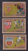 Cigarette cards, Canary Islands, Jose Lopez Luis, Football Club Emblems (Spanish), colour cards