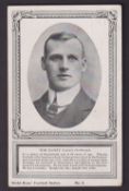 Trade issue, Webb Bros, Football Series, type card, no 2 Tom Naisby (Luton's Goal Keeper),