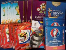 Football sticker albums, 41 unused sticker albums with duplication throughout, Panini World Cup