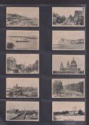 Cigarette cards, Pritchard & Burton, Holiday Resorts & Views (set, 25 cards) (gen. gd)