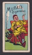 Cigarette card, Japan, Murai Bros, Phrases & Advertisements, type card, China man sitting on