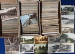 Postcards, a mix of approx. 1800 cards, mostly general UK and foreign topographical, and a few