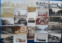 Postcards, Topographical, a selection of approx. 100 cards to include country houses, churches,