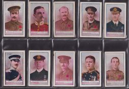 Cigarette cards, Gallaher, The Great War VC Heroes, 4 sets, Series 5, 6, 7 & 8 (25 cards in each