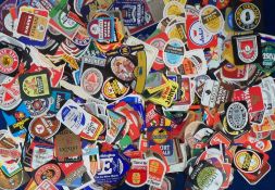 Beer labels, a large collection of approx. 1300+ labels, mostly all 'with contents' labels,