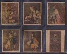 Tobacco silks, Muratti, Canvas Masterpieces, Series M, (Large Globe) 'L' size, (set, 40 silks)