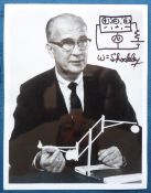 Autograph, William Shockley (1910-1989), American inventor, Nobel prize winning physicist and
