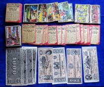 Trade cards, A&BC Gum, Civil War News (81/88, missing 71, 79, 81-84 & 88) plus Civil War