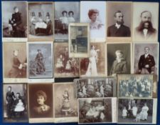 Cabinet Photographs, inc. Portraits, Welsh Costumes, Family Groups, Children, Stereo Weaving