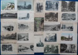 Postcards, Early Cards, a selection of approx. 100 cards, all undivided backs, mainly UK views to