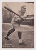 Trade card, USA, Baseball, Sporting News, type card, Wingo, C. Cincinnati Reds, large card,