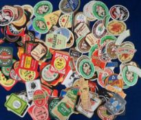 Beer labels, a selection of approx. 500 labels, mixed ages, some loose, some mounted on album pages,