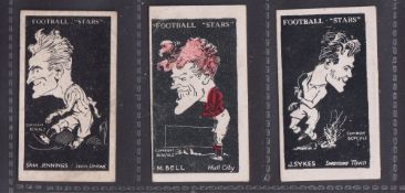 Trade cards, Football, Barratt, Football Stars 1930, 3 cards all with Sherbert Novelties back, Sam