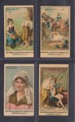 Cigarette cards, Egyptian Cigarette Manufacturing Co, Old Masters, four cards, (all with brown