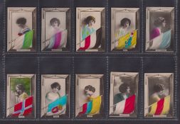 Cigarette cards, Canary Islands, Miranda, Beauties & Children, 34 different hand-coloured cards (gen