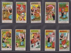 Trade cards, Primrose Confectionery, Popeye 2nd Series (set 50 cards) (gd/vg)