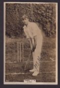 Cigarette card / autograph, Phillips, Cricketers (Premium issue), type card, no 16c, J.B. Hobbs,