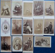 Photographs, Royalty, a selection of 14 cdv's of Queen Victoria and Prince Albert (consort), inc.