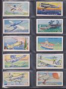 Trade cards, Amalgamated Press (Anon), Aeroplanes (Plain Back) (set, 24 cards) (a few with slight