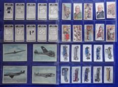 Cigarette cards, Small collection in plastic sleeves (several hundred) including Ogden's Royal