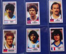 Cigarette cards, Rothman's, International Stars Football (set 50 cards) includes Maradona, Pele