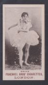 Cigarette card, Franekel Bros, Beauties 'HUMPS', ref H222, picture no 18, type card (vg) (1)
