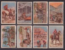 Trade cards, DC Thomson , Adventure Pictures (set 30 cards, 3 different designs of 10 cards each) (