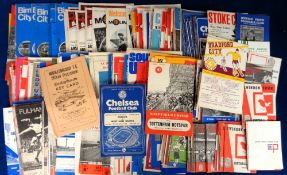 Football programmes, a collection of 250+ programmes, virtually all from the 1960's, wide variety of
