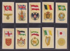 Trade cards, Estonia, Olympic Committee (1930's), Flags & Coats of Arms (set of 50 cards) (vg)