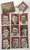 Cigarette cards, UTC (South Africa), British Rugby Tour of South Africa, 31/62 cards featuring all
