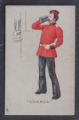 Cigarette card, Carrick's, Military Terms, type card, no 3, 'Charge' (vg) (1)
