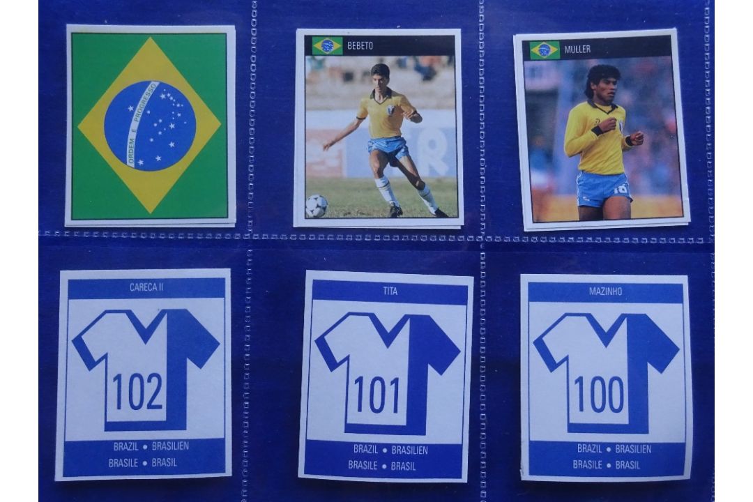 Trade card stickers, Football, Orbis, Italia 90 World Cup Football (set 546 stickers being numbers 1 - Image 2 of 4