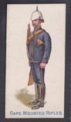 Cigarette card, Gloag, Home & Colonial Regiments, type card, Cape Mounted Rifles (vg) (1)