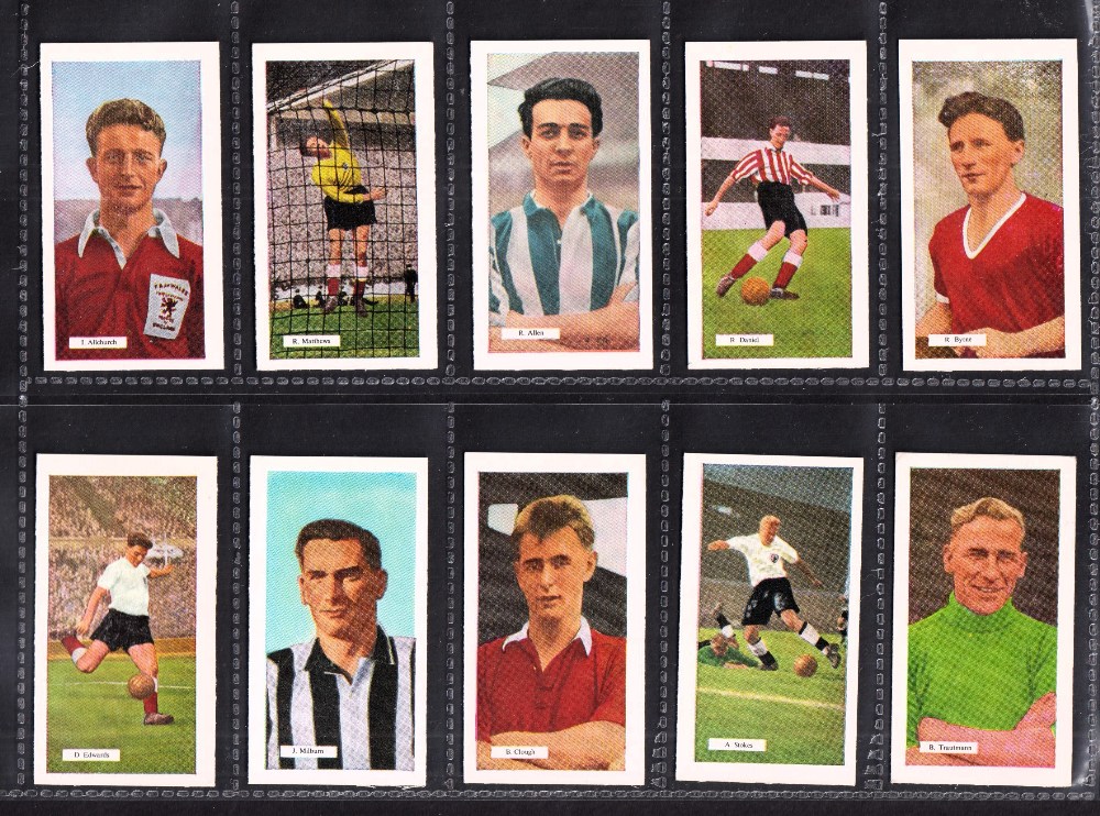 Trade cards, Football, selection, Pals Famous Footballers 'M' size (set, 8 cards), Footballer Series - Image 4 of 5